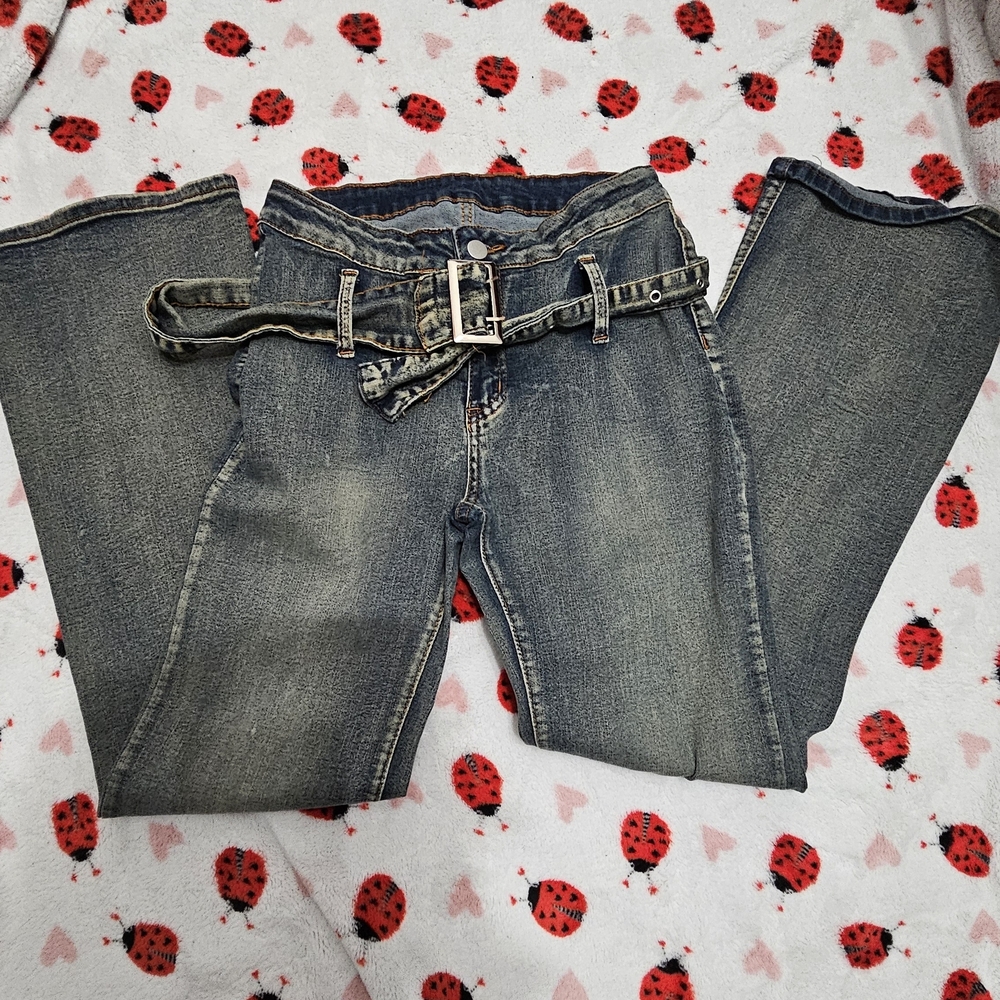 Y2K Faded Jeans